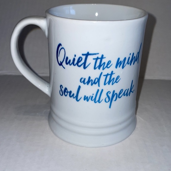 Fringe “Quiet the Mind and the Soul will Speak” mug  12 oz - Picture 2 of 4
